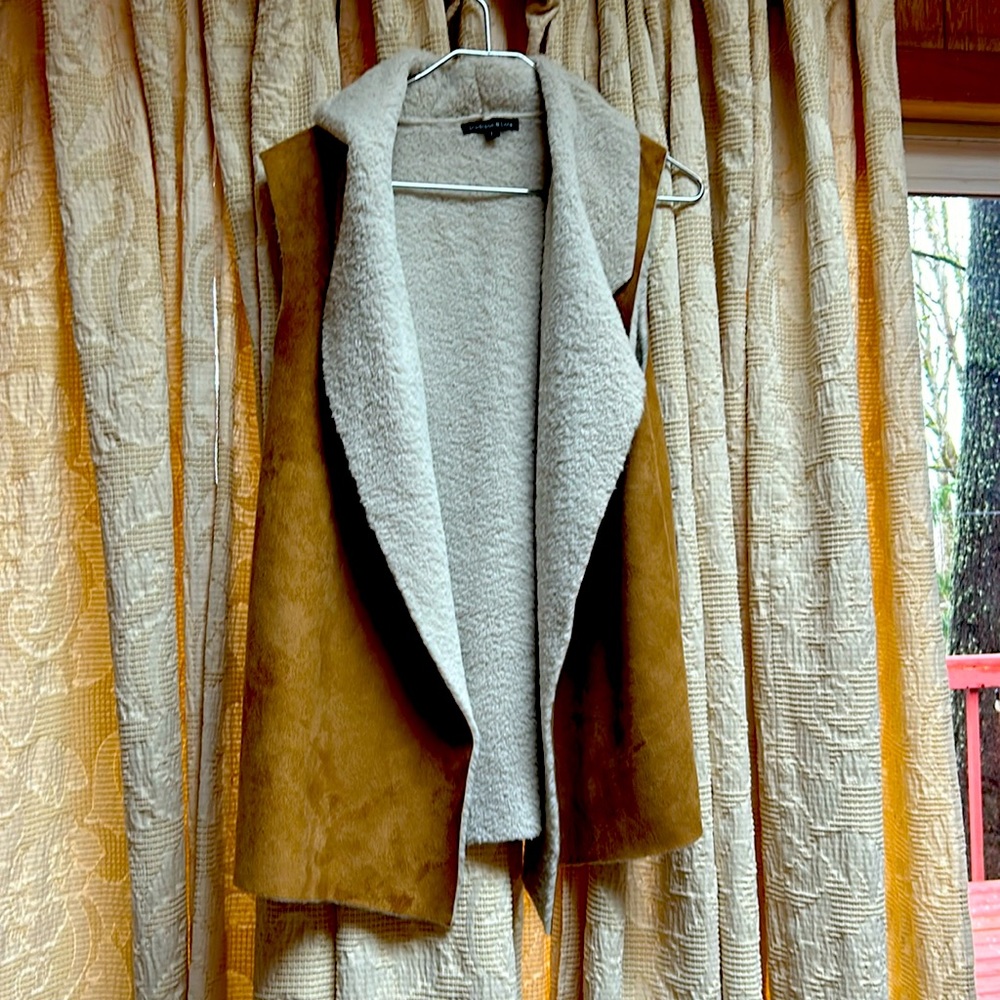 Madison and Lola brand, large Sherpa type vest. Great condition.